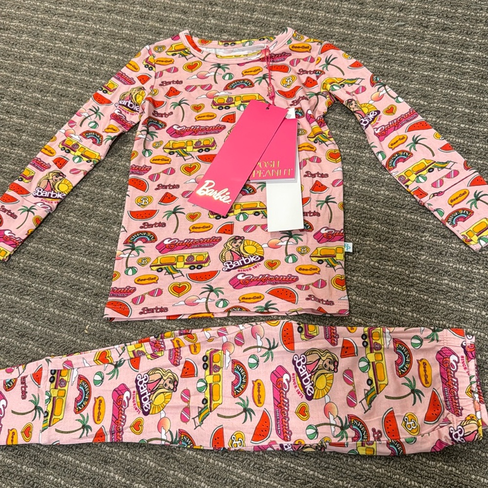 Malibu Barbie Long Sleeve Pajamas, size 2T